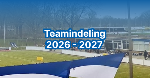 Teamindeling senioren 2026 - 2027